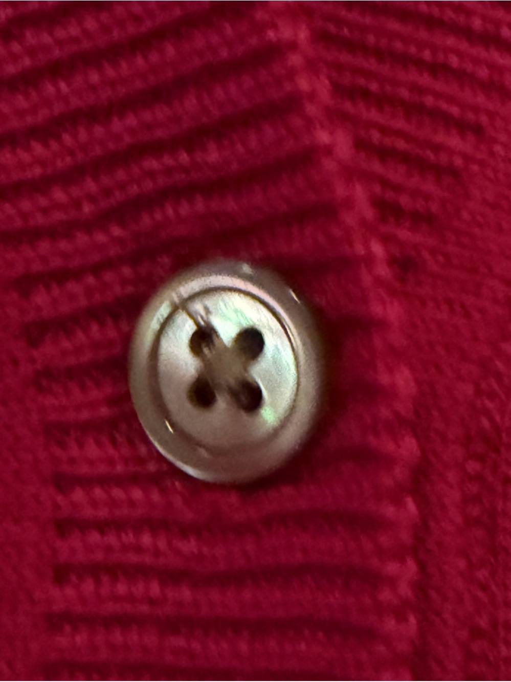 Banana Republic Merino Wool Pink Cardigan Sweater - Picture 6 of 7